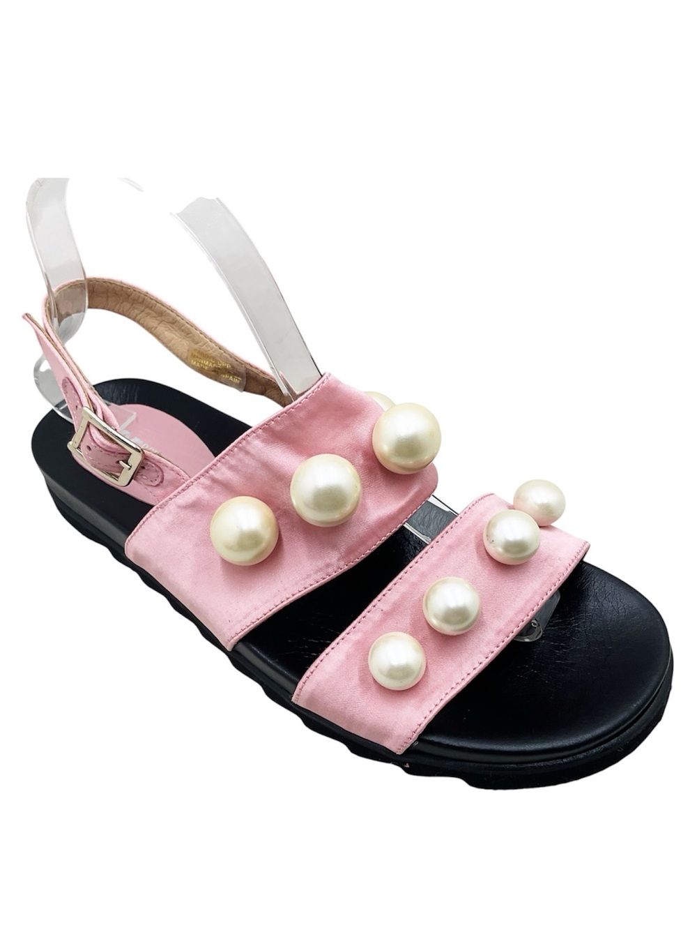 🆕{Renvy} Pearl Embellished Sandals
